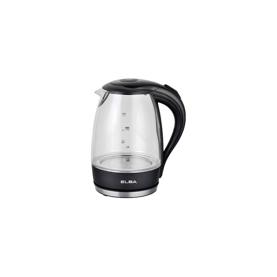 Elba Jug Kettle Glass (EJK-F1721G/23G(BK) - 1.7L)