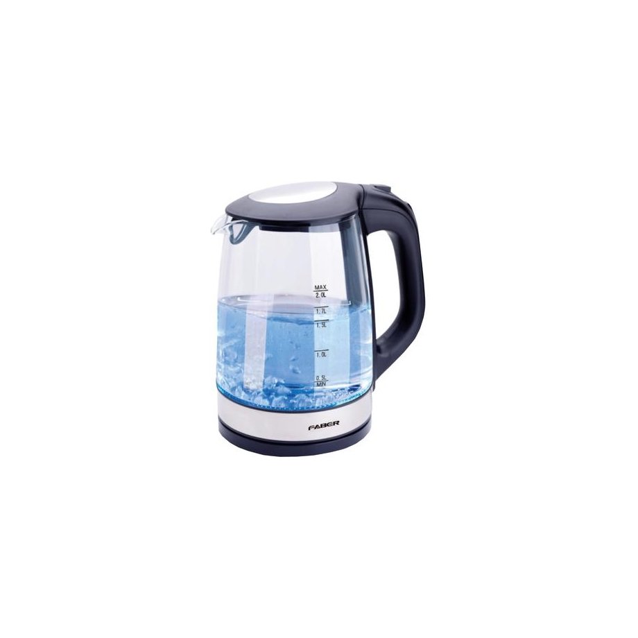 Faber Jug Kettle Glass (FCK Cristallo 180BK - 2.0L)